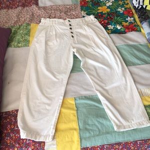 Free People high waisted tapered trousers size 10